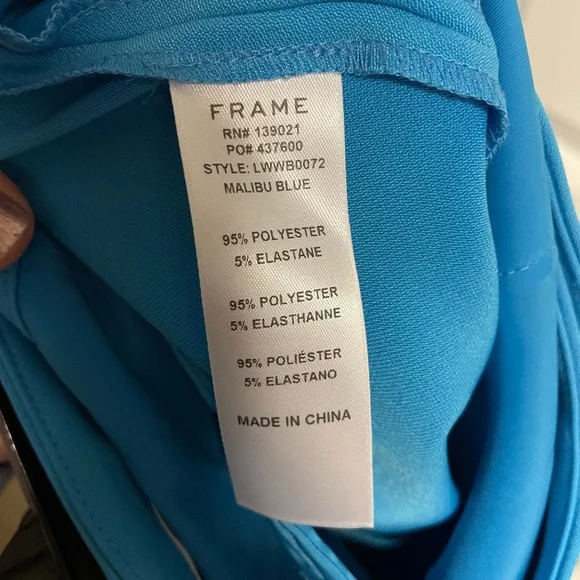 Frame pants